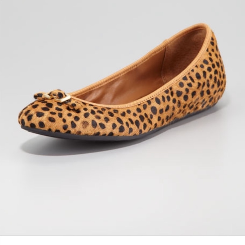Diane Von Furstenburg Calf Hair BalletFlat Leopard